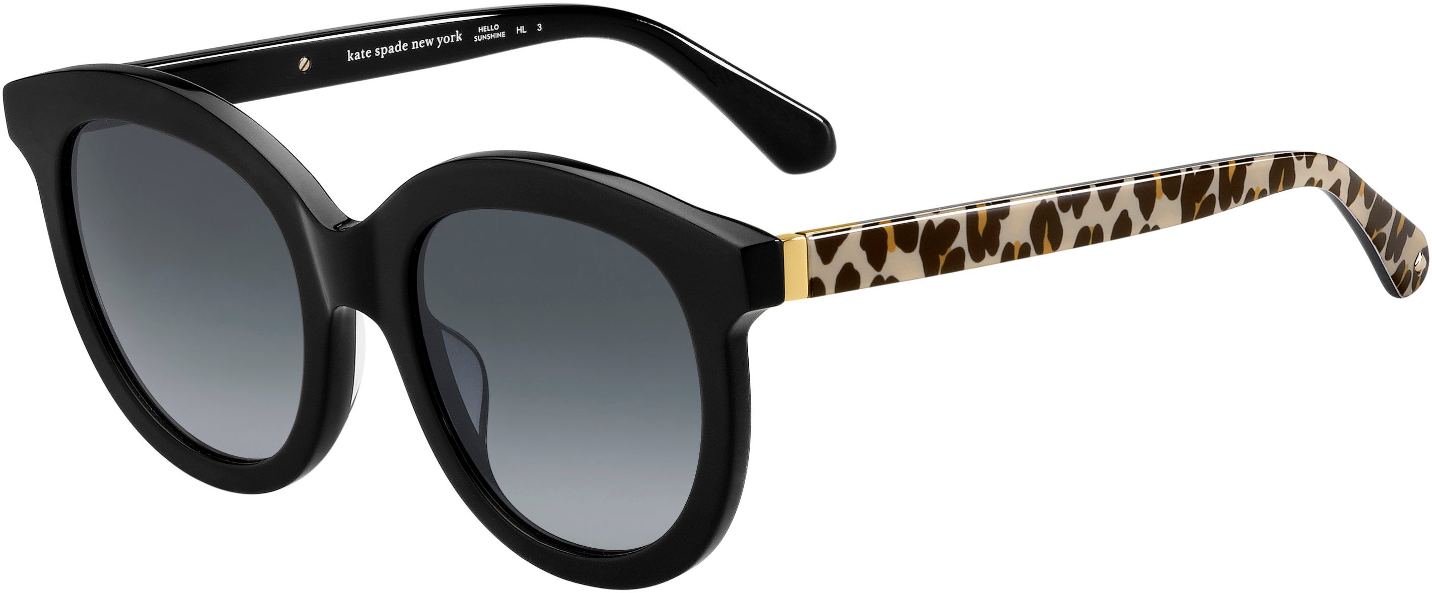 KATE SPADE LILLIAN/G/S Black Sunglasses Kate Spade LILLIAN/G/S BLACK/GREY SHADED 53/22/140 women  main image 4