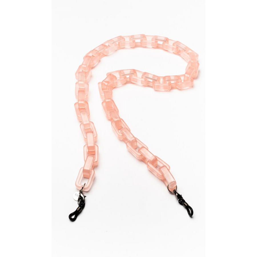 Amore Italia Glasses & Mask Chain in Rose Pink