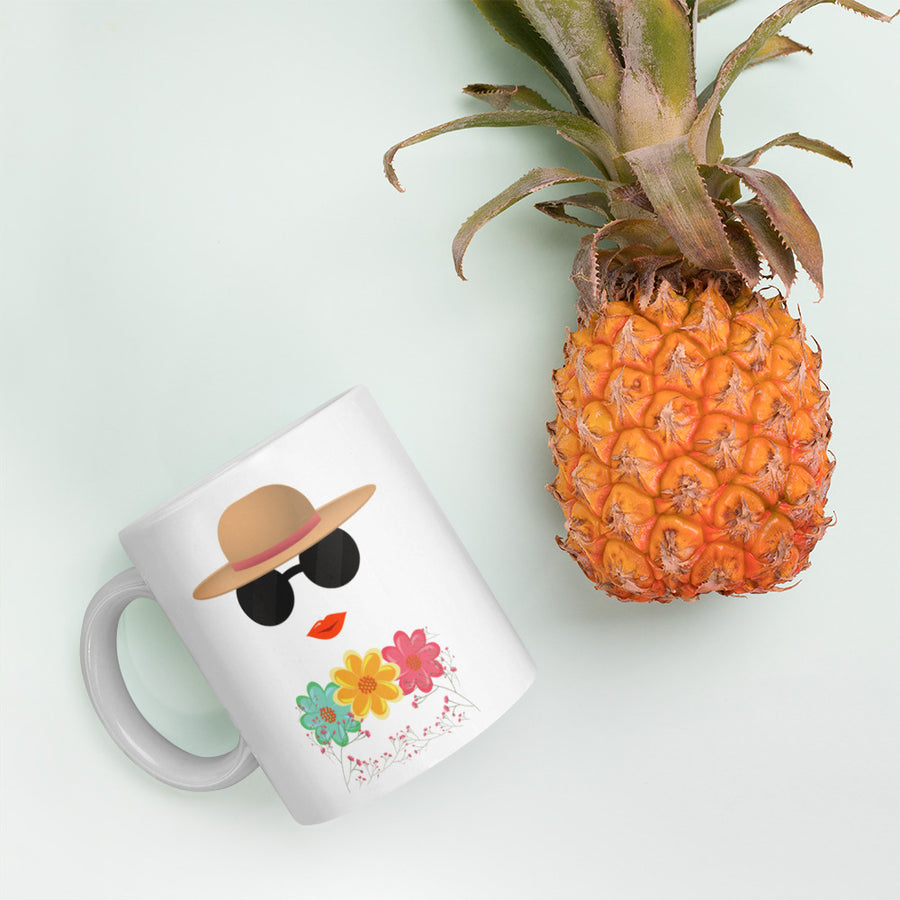Lady in Sunglasses Coffee Mug